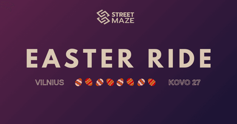 Street Maze #6: EASTER RIDE auto-orientacinis žaidimas || VILNIUS image