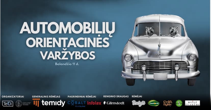 TeDi'25 Automobilių orientacinės varžybos image