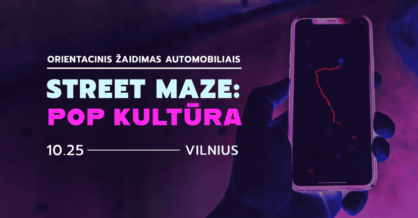 Street Maze #4: POP KULTŪRA auto-orientacinis žaidimas || VILNIUS image