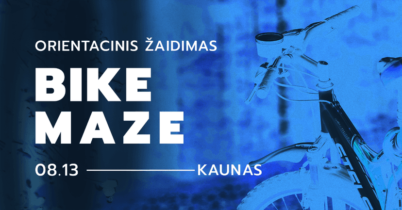 Bike Maze velo-orientacinis žaidimas || KAUNAS image