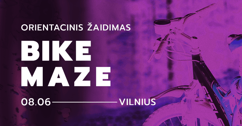 Bike Maze velo-orientacinis žaidimas || VILNIUS image