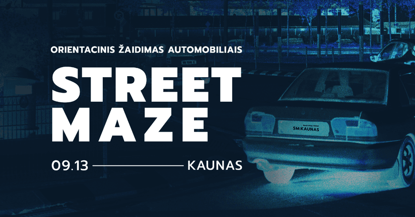 Street Maze #3 auto-orientacinis žaidimas || KAUNAS image