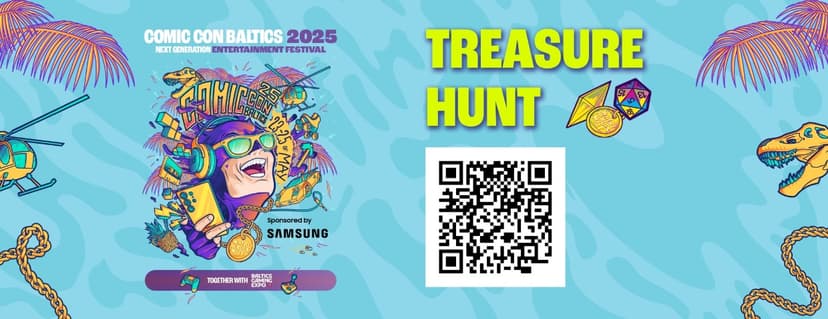 Comic Con Baltics 2025 Treasure Hunt Game image